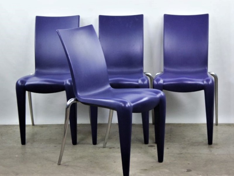 4 'Louis 20' stoelen Philippe Starck voor Vitra Kringwinkel